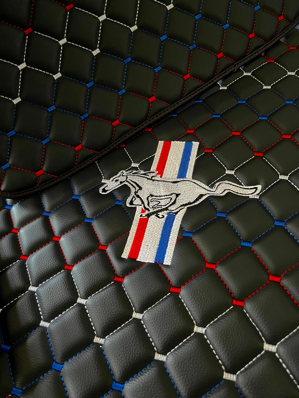 For Ford Mustang Car Floor Mats Custom fit Leather for all Mustang Model Waterproof Carpet Liner