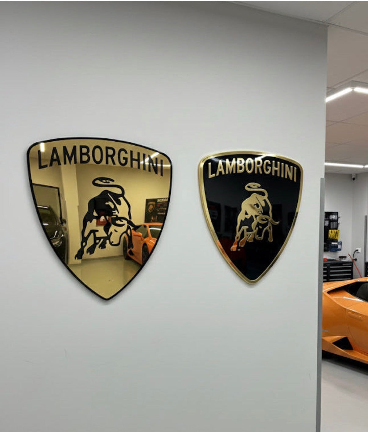 Lamborghini Wall Sign for Garage – Premium Wall Decor