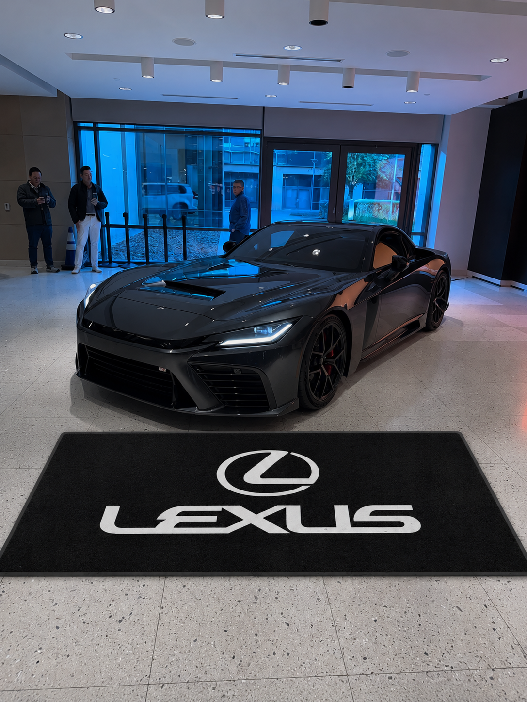 Lexus Rugs Lexus Garage Floor Mat 5x7 FT (60x87 Inches) Premium Showroom Rug Wall ...