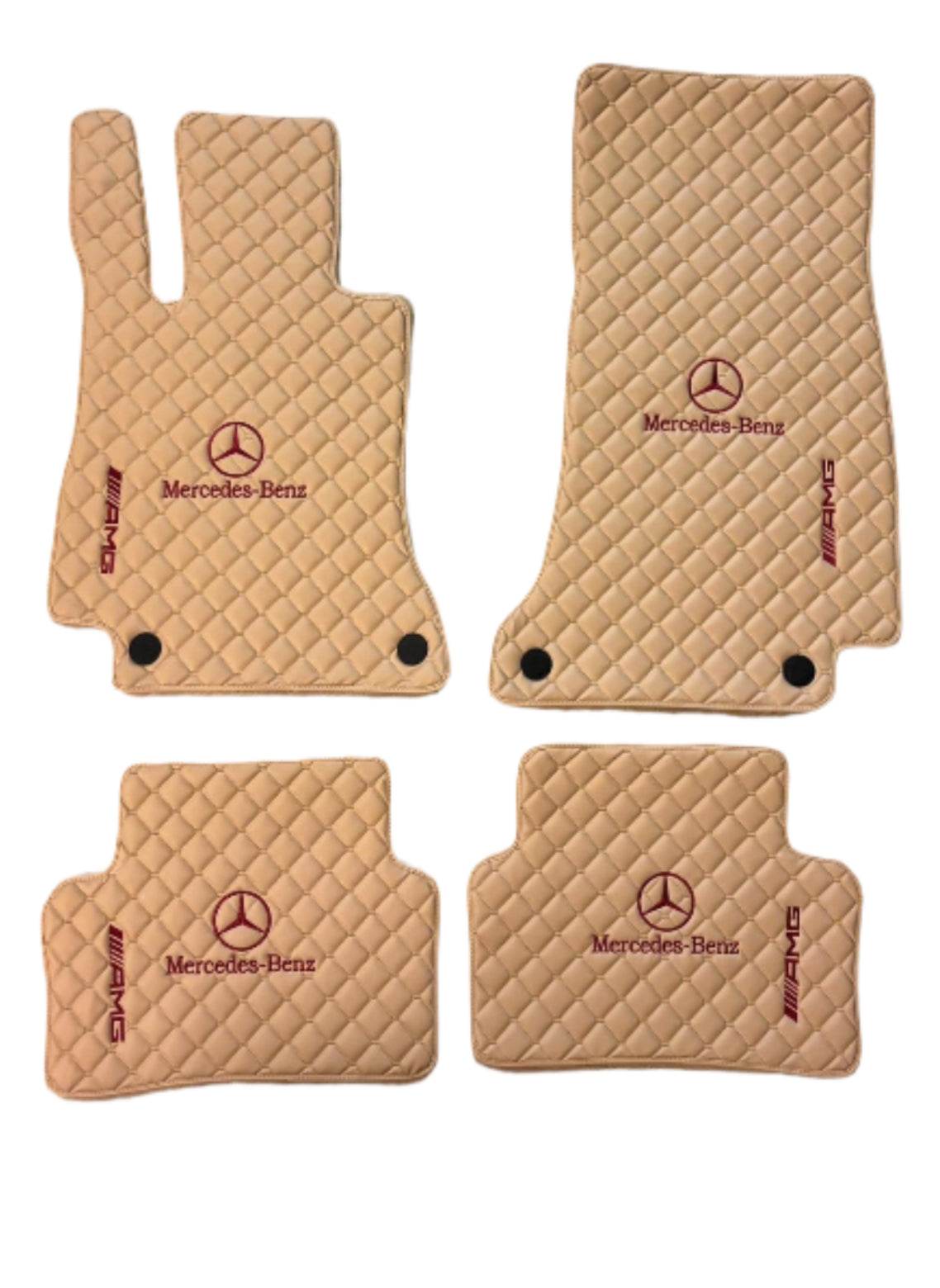 For M B Leather Floor Mats Custom Fit For all Model