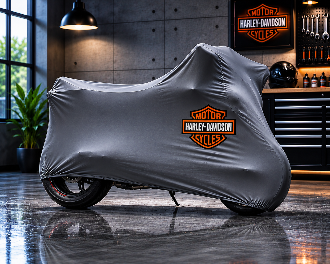 Harley Davidson Motorcycle Indoor Cover