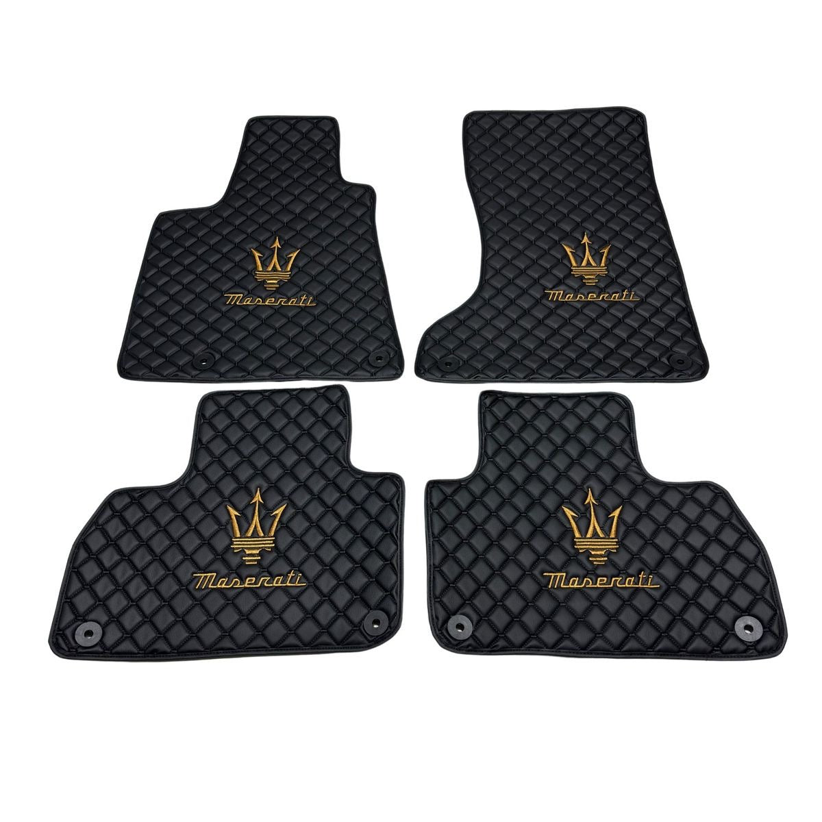 For Maserati Grecale (2022 - Present ) Car Floor Mats Custom fit Leather for all Maserati Model Waterproof Carpet Liner