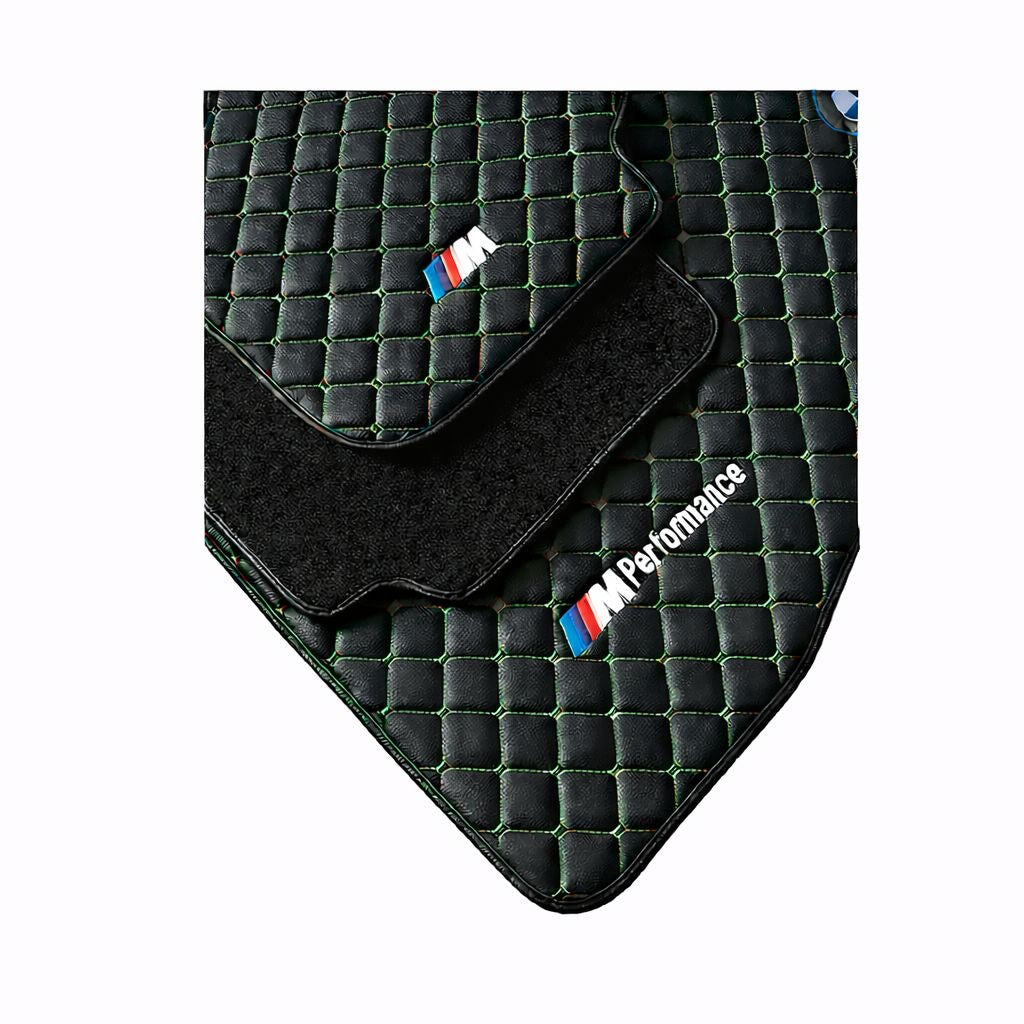 For BMW Leather Floor Mats Made To Measure Custom Design Mats M2 M3 M4 M5 M8