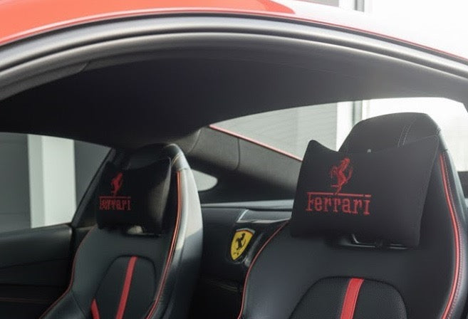 For F E R A R I Neck Pillows for Cars - Premium Comfort and Style (2 PCS)