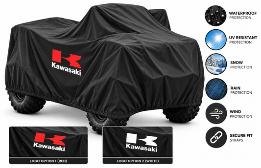 Kawasaki ATV Outdoor Cover – Waterproof All-Weather Quad Cover | Custom Fit