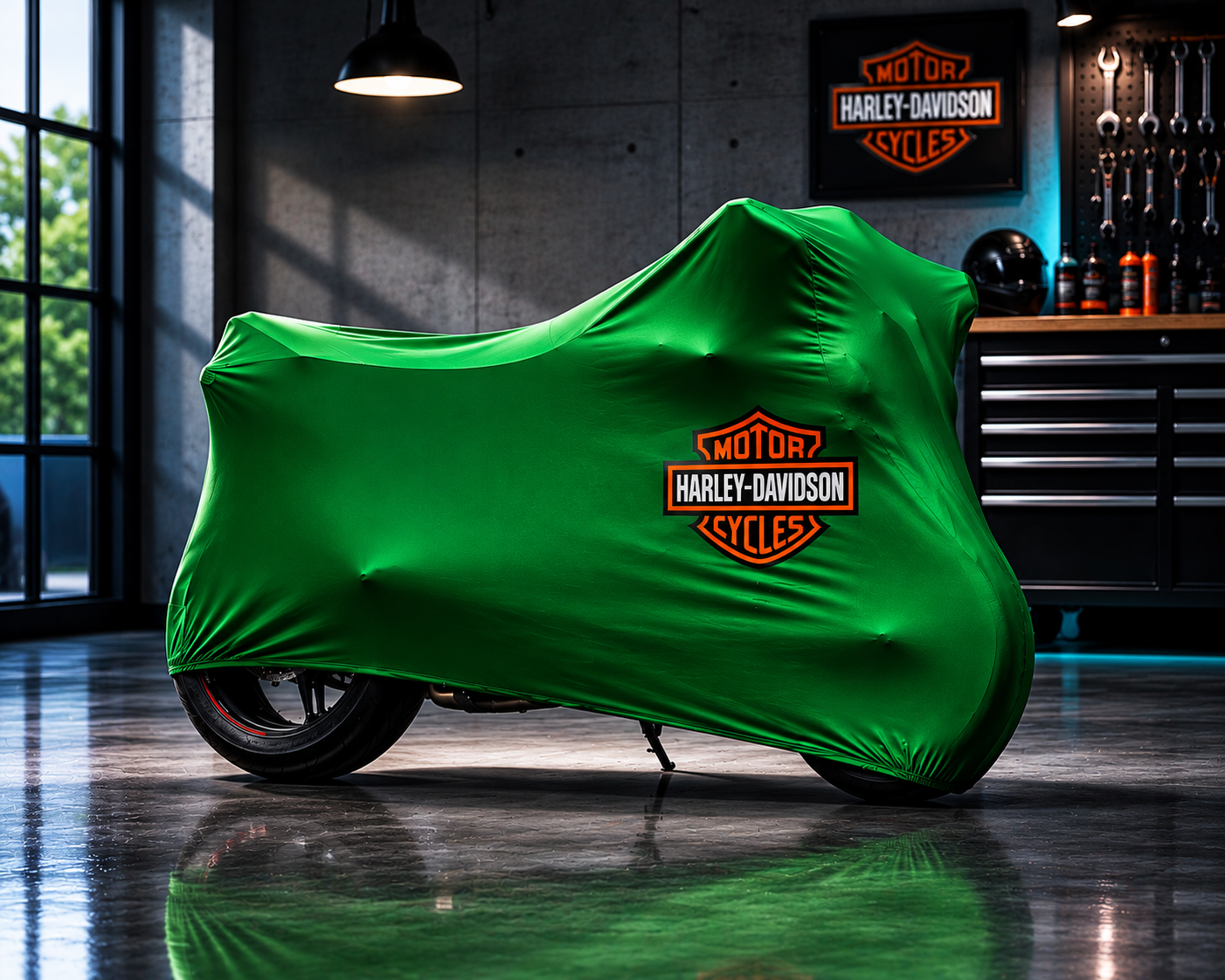 Harley Davidson Motorcycle Indoor Cover