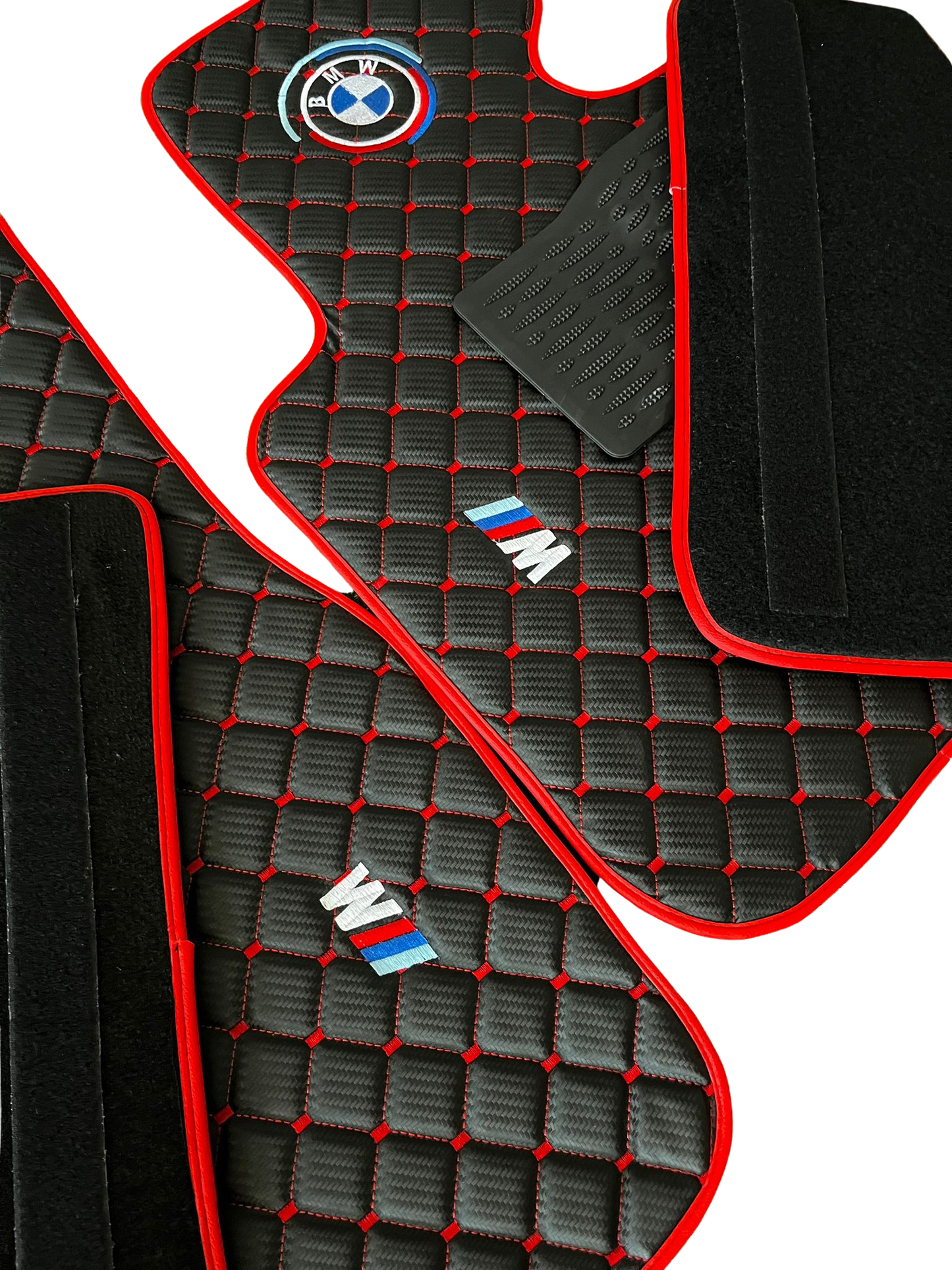 For BMW X7 M50i Carbon Car Floor Mats Custom fit Leather for all BMW M Colorful Waterproof Carpet Liner