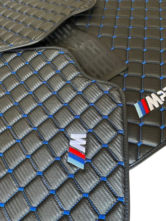 For all BMW M3 Car Floor Mats Custom fit Leather for all BMW M Performance Waterproof Carpet Liner