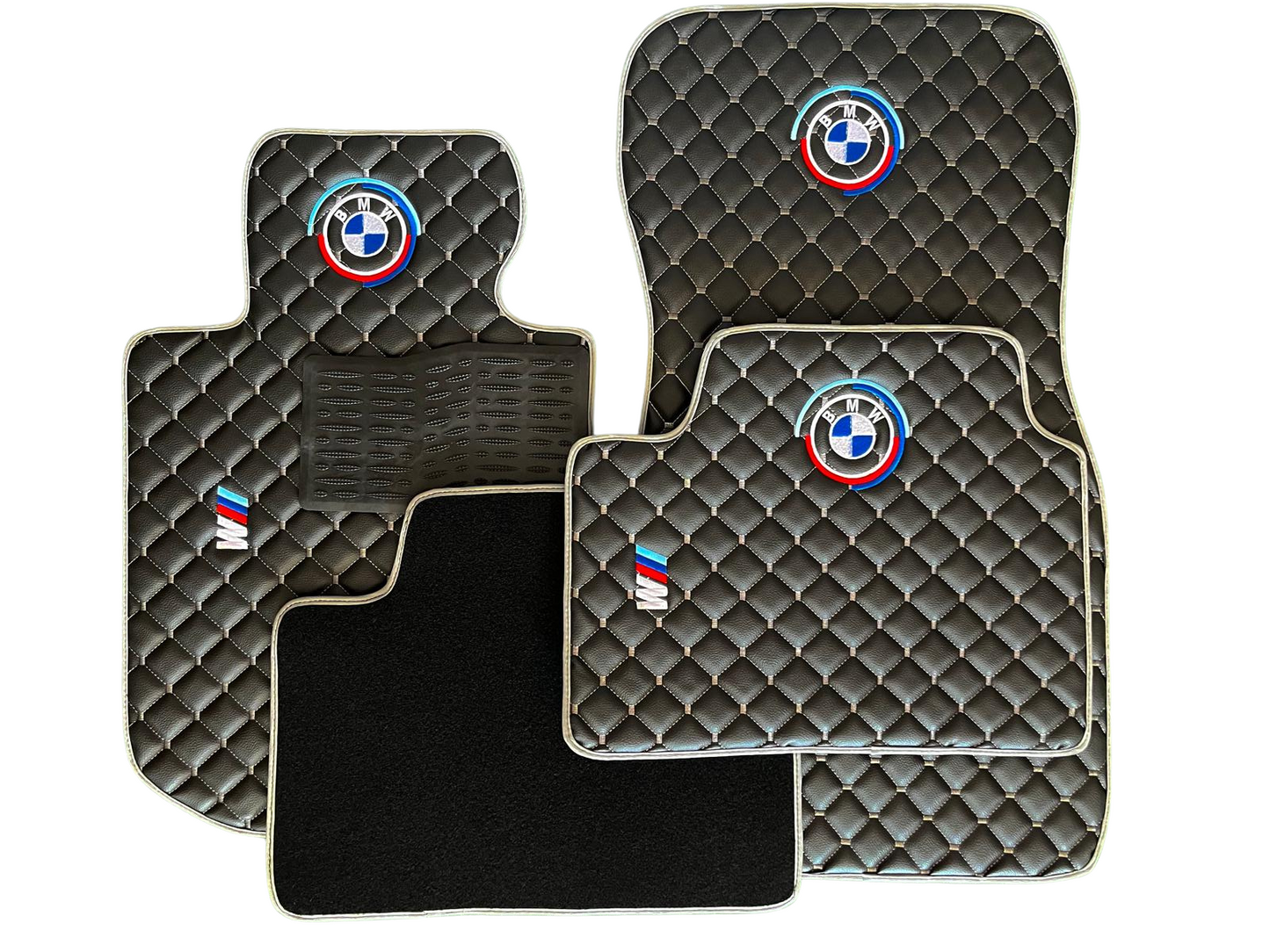 For BMW X2 M Design Car Floor Mats Custom fit Leather for all BMW M design Waterproof Carpet Liner