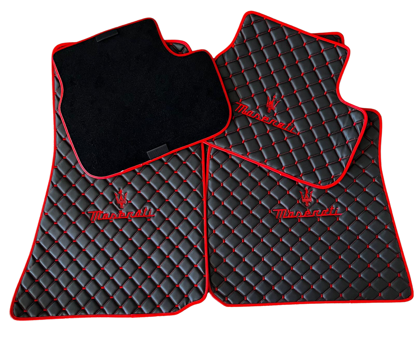 For Maserati Granturismo (2023 - Present ) Car Floor Mats Custom fit Leather for all Maserati Model Waterproof Carpet Liner