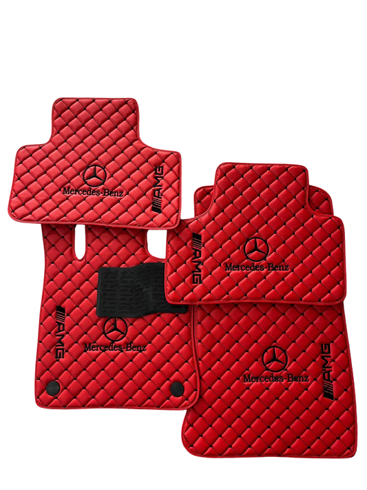 For AMG GT Series Car Floor Mats Custom fit Leather for all Mercedes Benz AMG Model Waterproof Carpet Liner