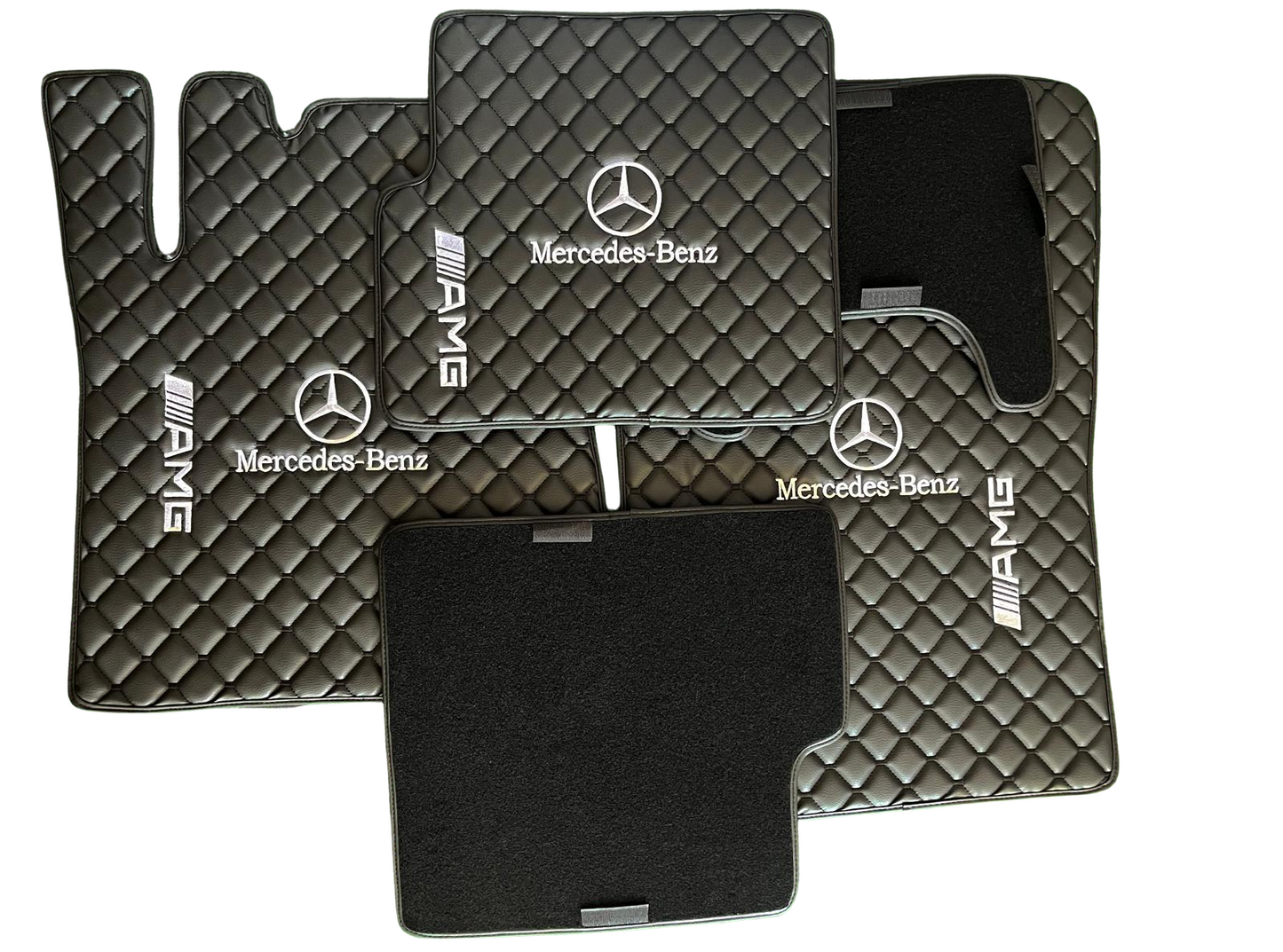 For AMG GT Series Car Floor Mats Custom fit Leather for all Mercedes Benz AMG Model Waterproof Carpet Liner