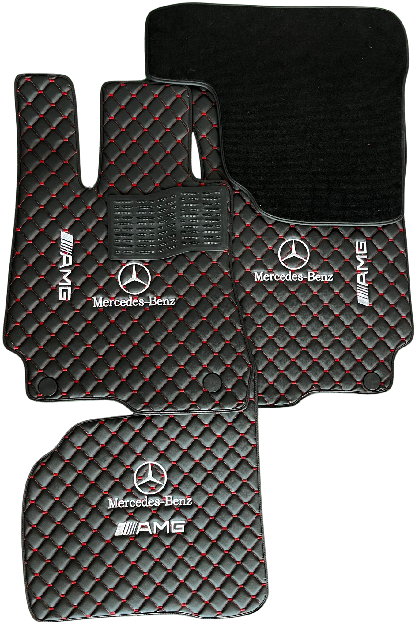 For AMG GT Series Car Floor Mats Custom fit Leather for all Mercedes Benz AMG Model Waterproof Carpet Liner