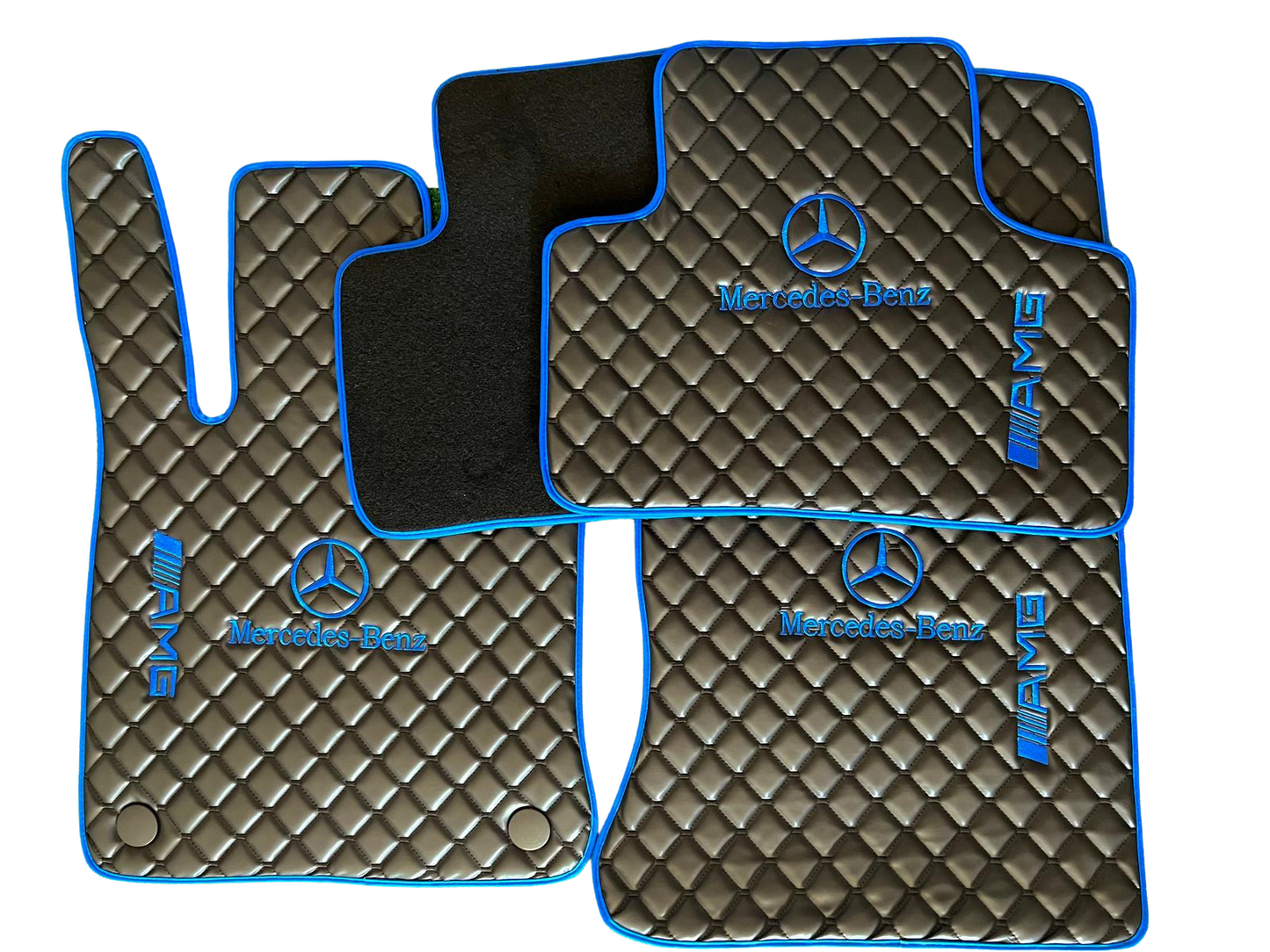For AMG GT Series Car Floor Mats Custom fit Leather for all Mercedes Benz AMG Model Waterproof Carpet Liner