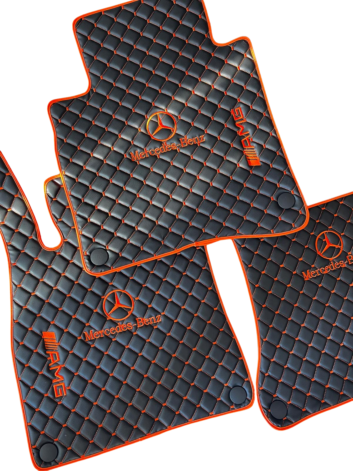 For GLE300 AMG Car Floor Mats Custom fit Leather for all Mercedes Benz AMG Model Waterproof Carpet Liner