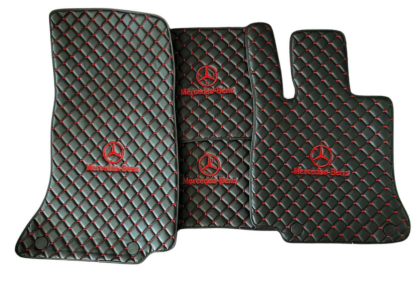 For AMG GT Series Car Floor Mats Custom fit Leather for all Mercedes Benz AMG Model Waterproof Carpet Liner