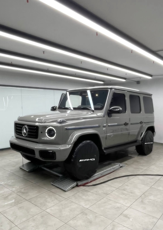 Mercedes AMG Tire Cover – Waterproof & UV-Resistant Car Wheel Protector | Elegant Mercedes-Benz AMG Design