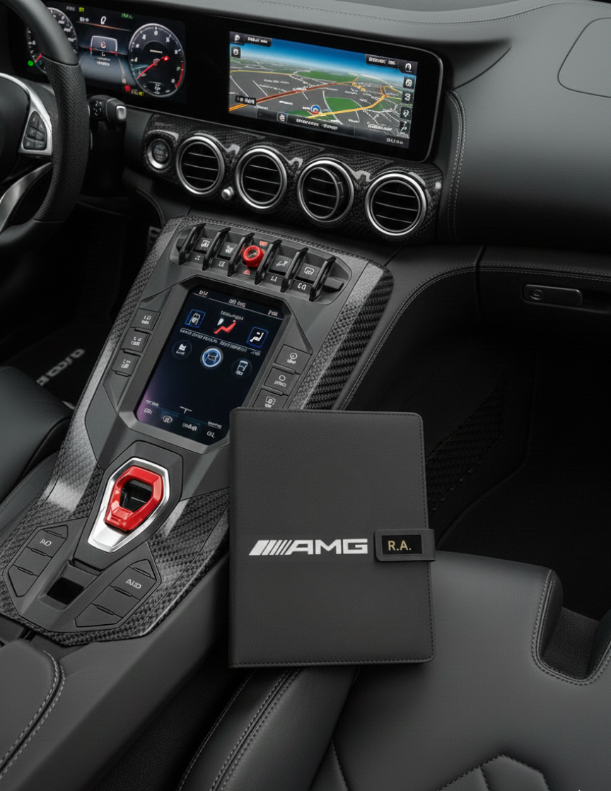 M.B Journal Notebook Customizable initials