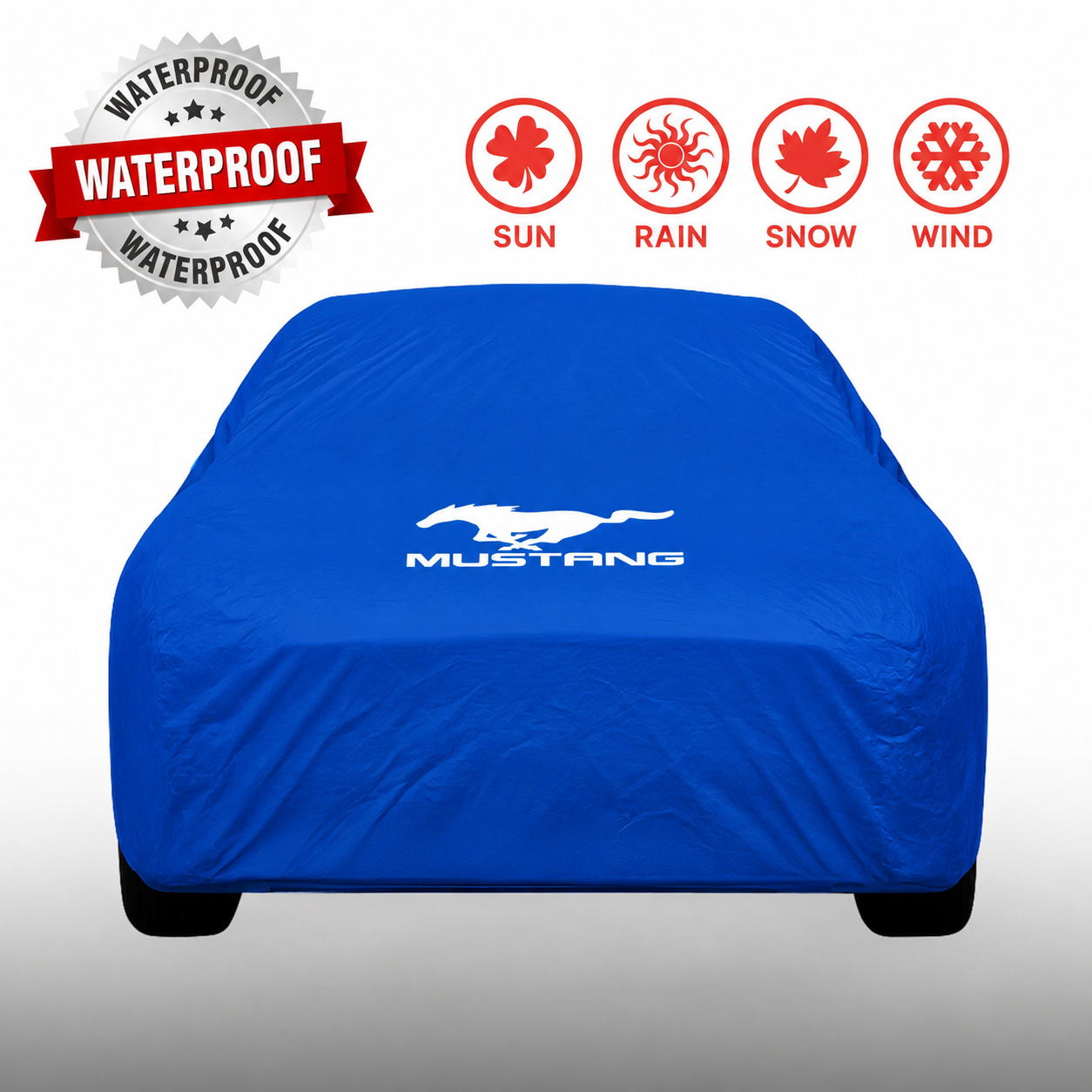 Mustang Outdoor Car Cover – Waterproof & Custom Fit