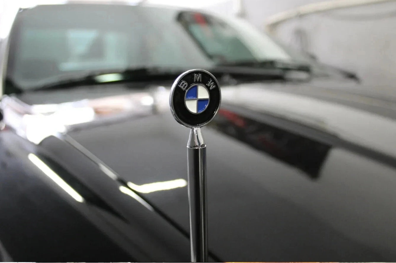 BMW Chrome Parking Pole Flag Pole Park Bar Parkingpole