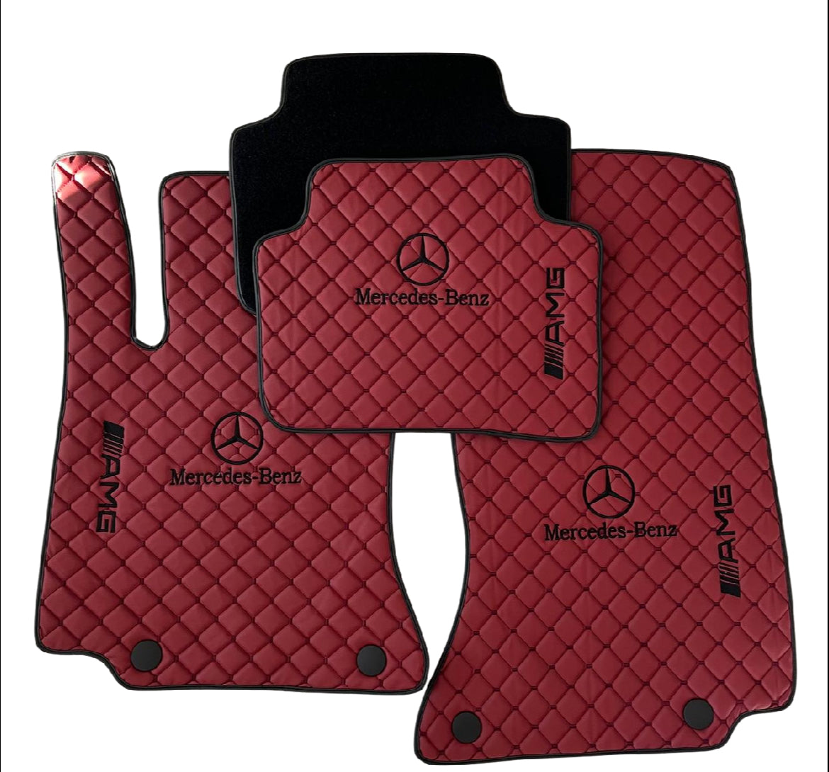 For M B Leather Floor Mats Custom Fit For all Model