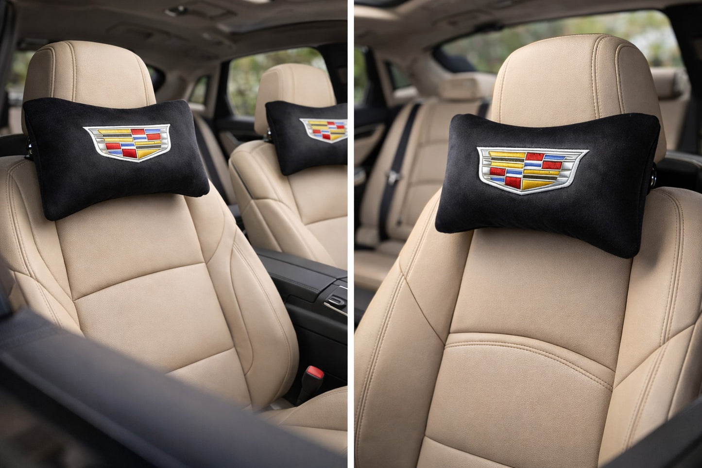 Cadillac Neck Pillows Premium Comfort and Style (2 PCS)