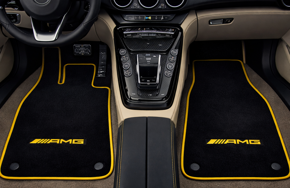 Mercedes Benz ( AMG ) Carpet Car Floor Mats Custom fit for all Model C ...