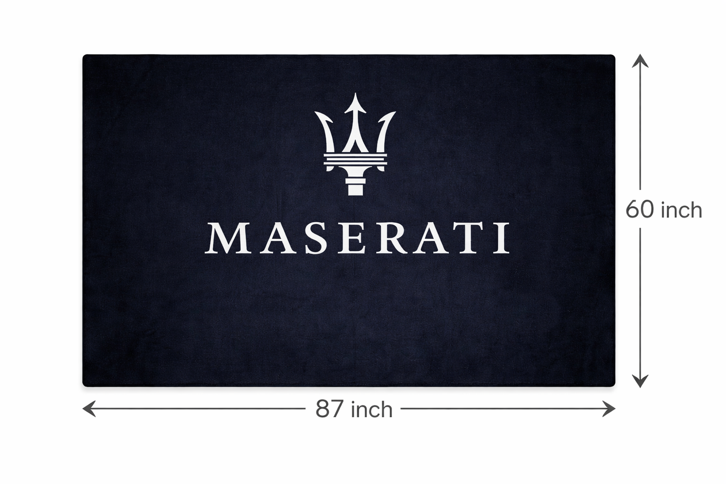Maserati Luxury Rug 60×87 INCH Home, Garage & Display Carpet