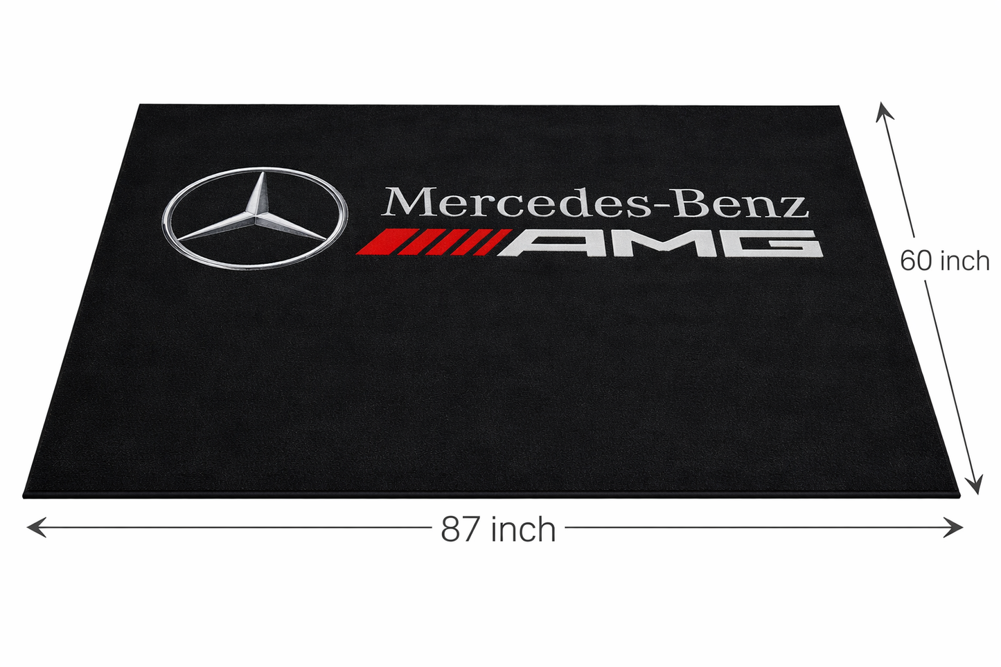 Mercedes Benz AMG Luxury Rug 60×87 INCH Home, Garage & Display Carpet
