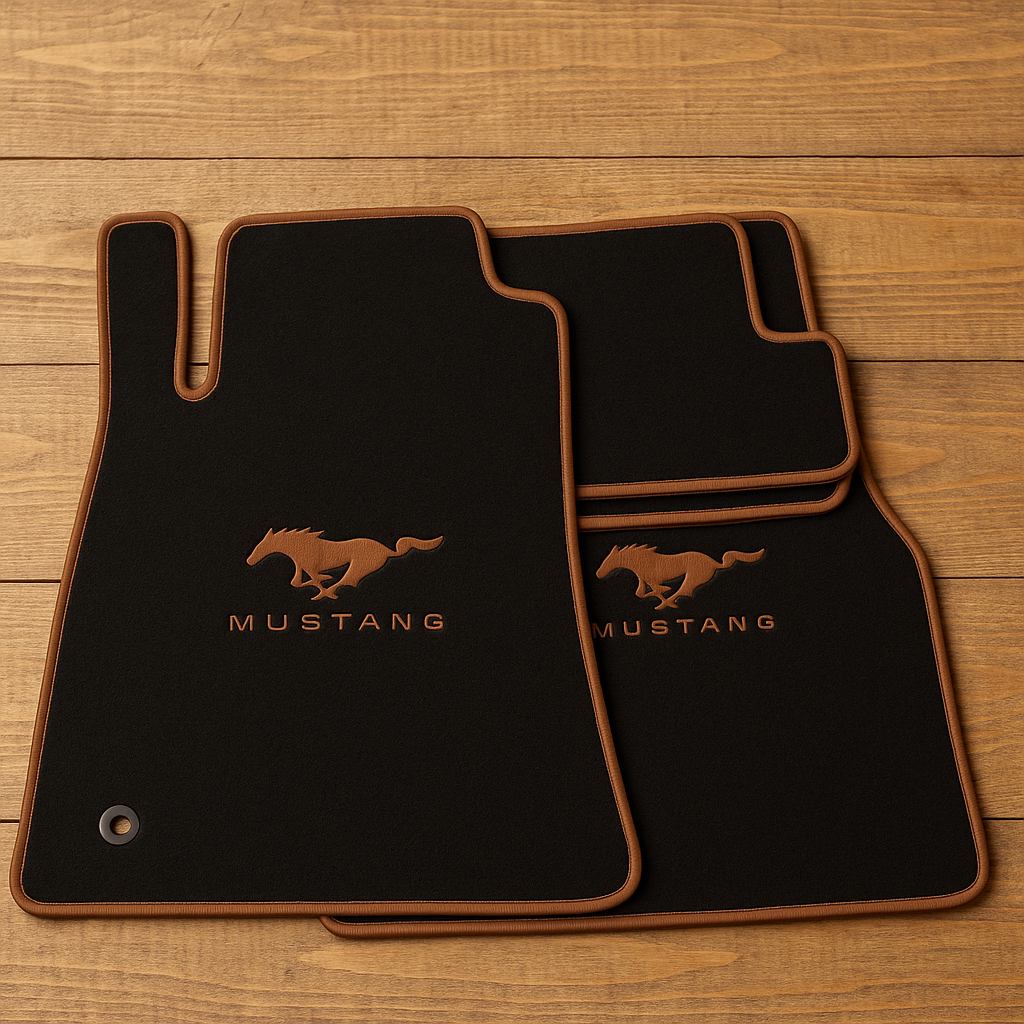 For All Mustang Model Carpet Car Floor Mats Custom fit for Mustang Model Carpet Liner