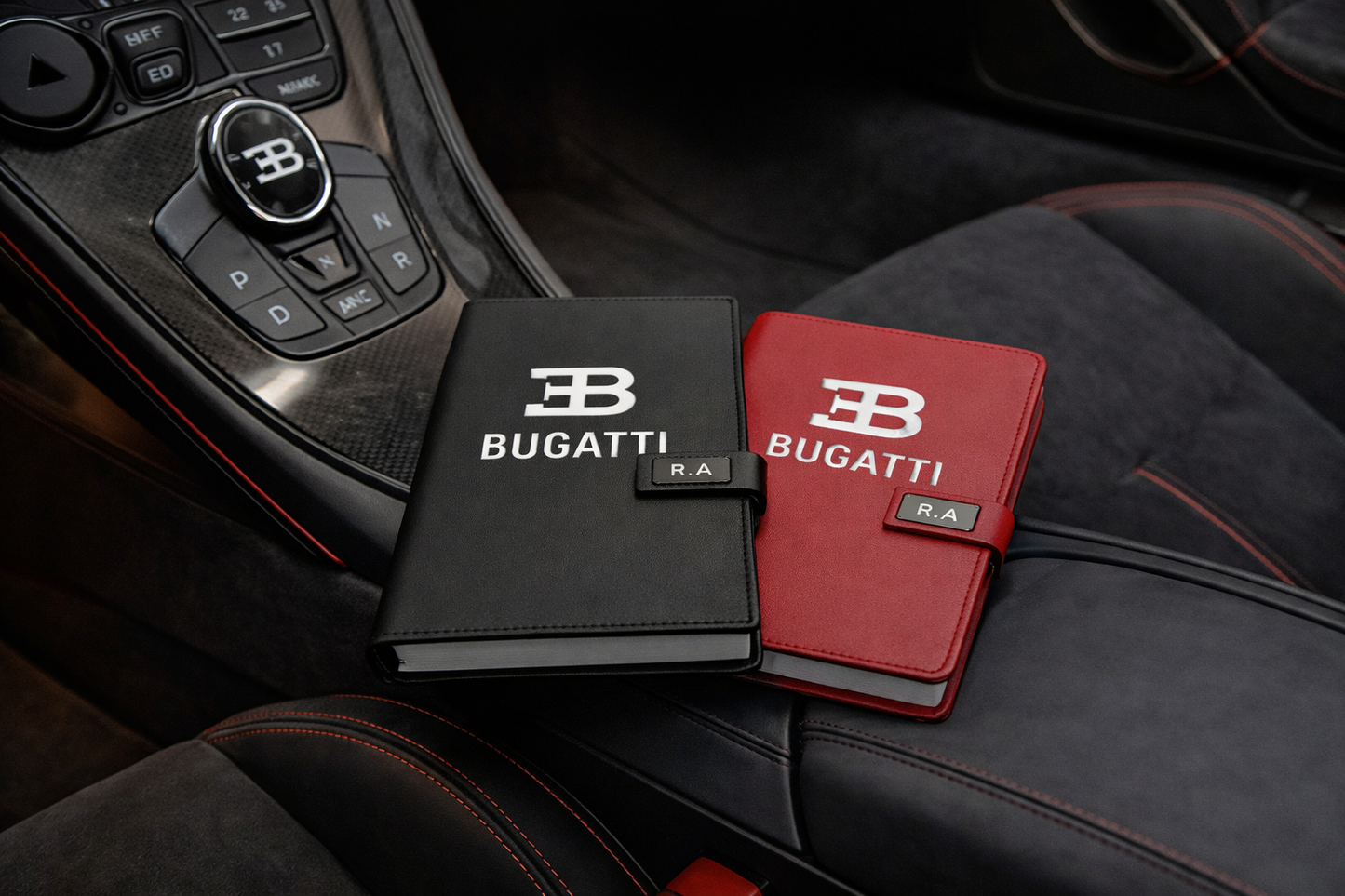 Bugatti Journal Notebook Customizable initials