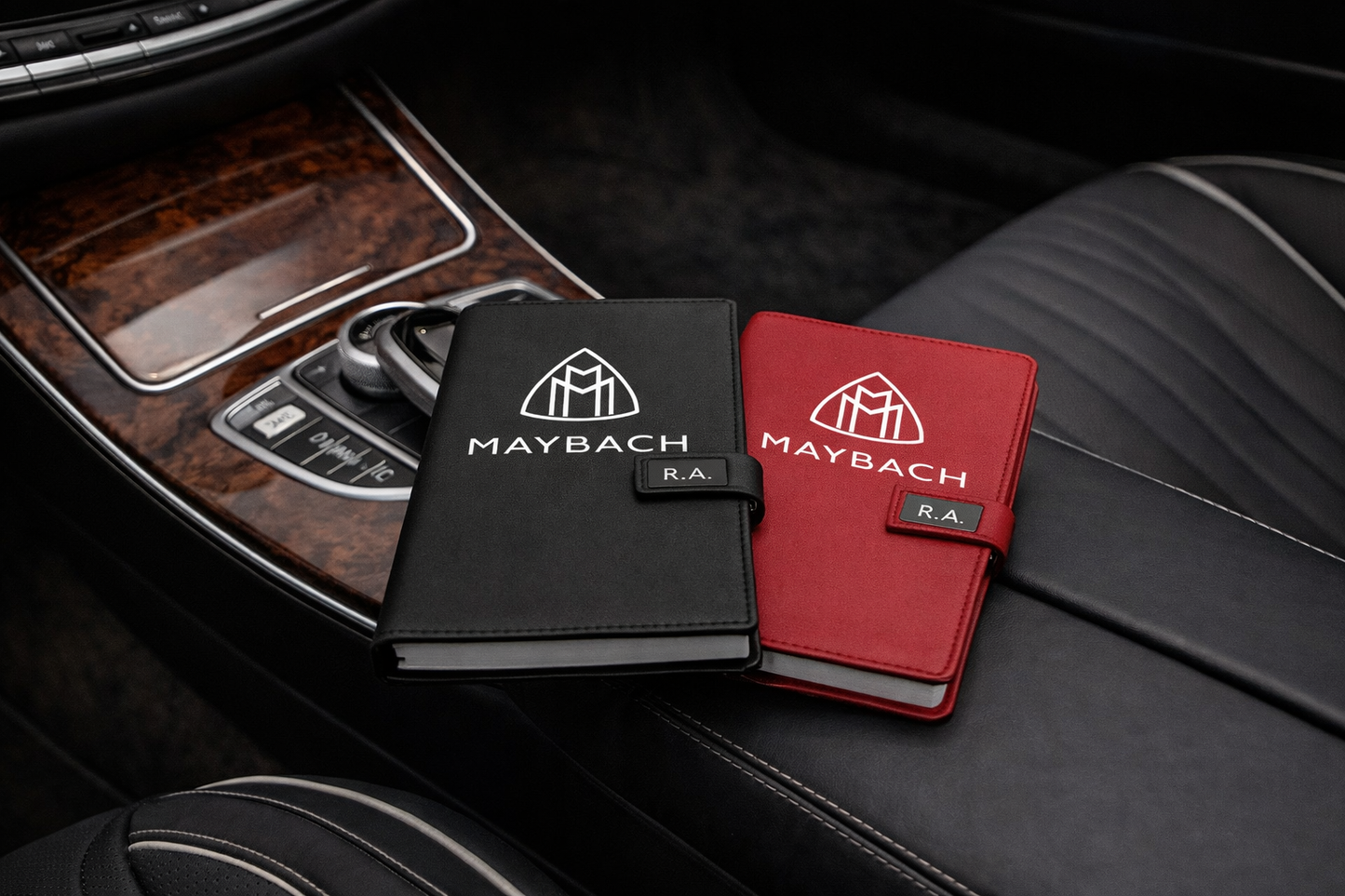 Maybach Journal Notebook Customizable initials