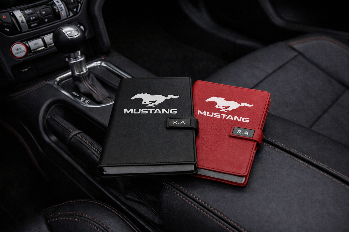 Mustang Journal Notebook Customizable initials