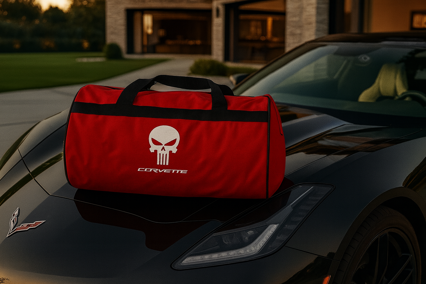 Luxury Corvette Duffle Trunk Bag 30x50 cm