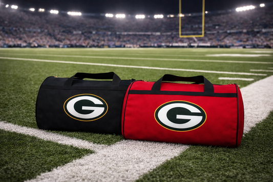 Green Bay Duffel Bag 50×30 cm Large Sports & Travel Gym Bag Stadium Game Day Style