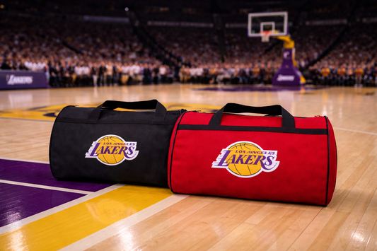 Lakers Duffel Bag 50×30 cm Large Sports & Travel Gym Bag Durable Arena Style Design
