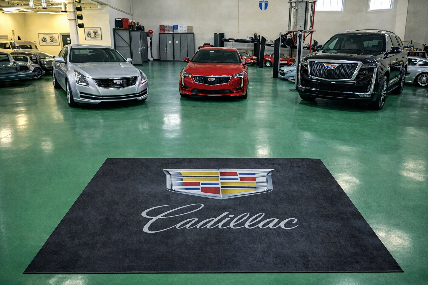Cadillac Luxury Rug 150 × 220 CM Home, Garage & Display Carpet