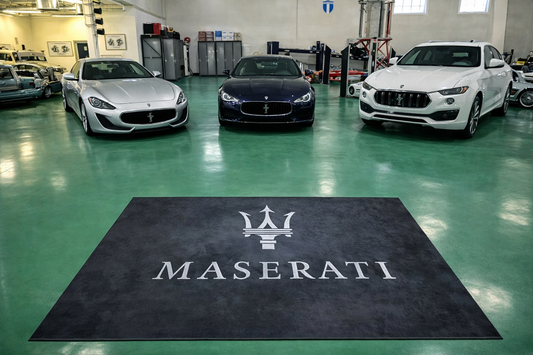 Maserati Luxury Rug 60×87 INCH Home, Garage & Display Carpet