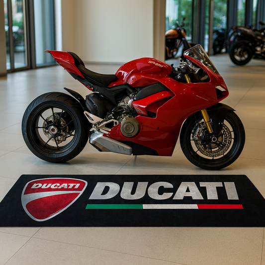 Ducati Luxury Rug 32×87 INCH Home, Garage & Display Carpet