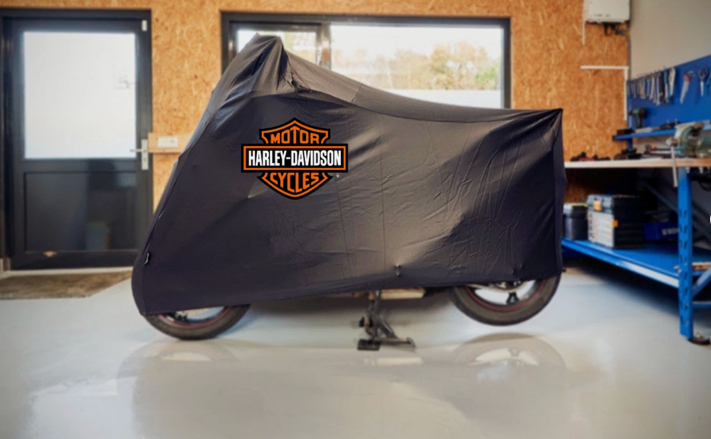 Harley Davidson Motorcycle Protective Outdoor Cover – Rain, Sun & Dust Resistant