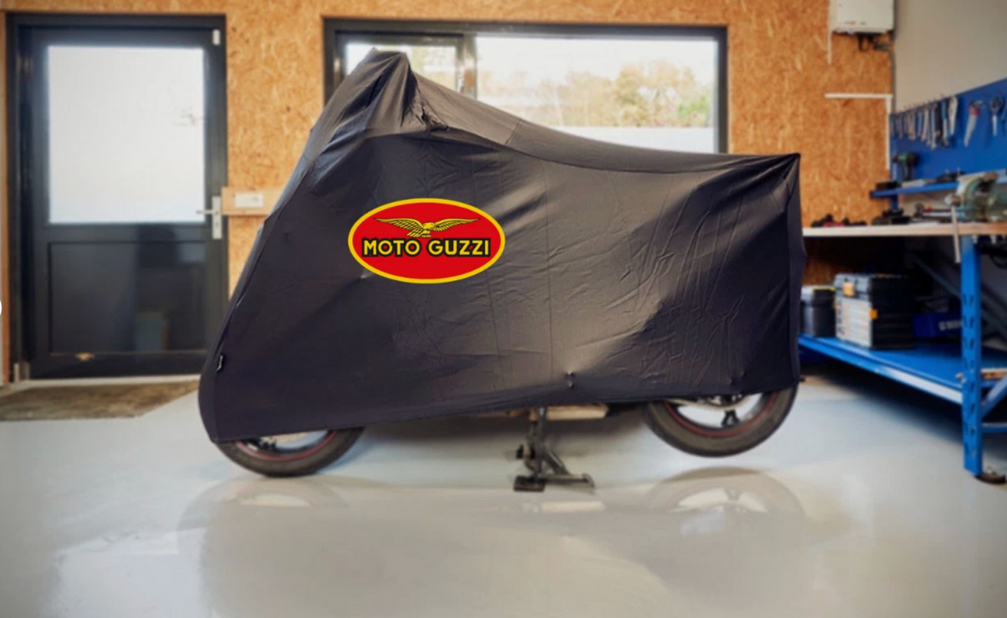Moto Guzzi Motorcycle Protective Outdoor Cover – Rain, Sun & Dust Resistant