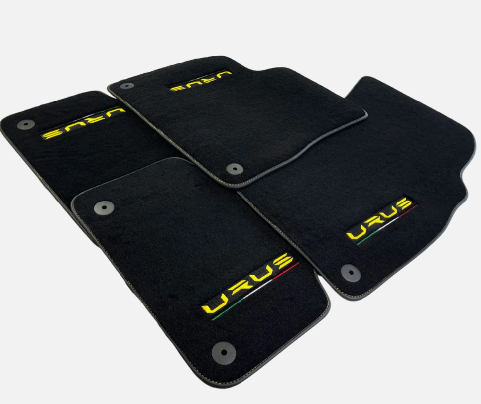 Lamborghini Urus Floor Mats - All Model Fit - Velour Premium Carpet For Urus