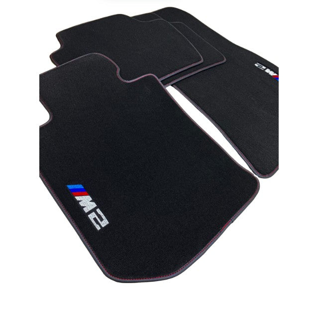 For BMW M Series Carpet Floor Mats Velour M2 M3 M4 M5 M6 M8