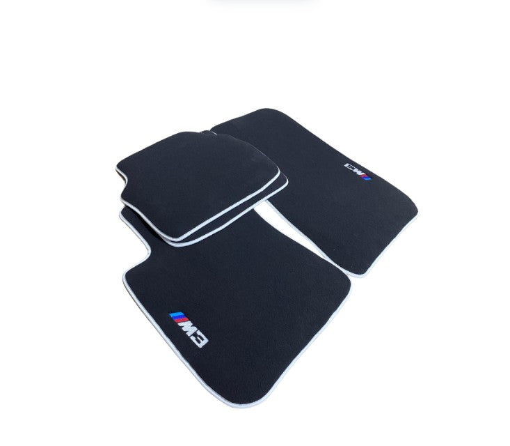 For BMW M Series Carpet Floor Mats Velour M2 M3 M4 M5 M6 M8
