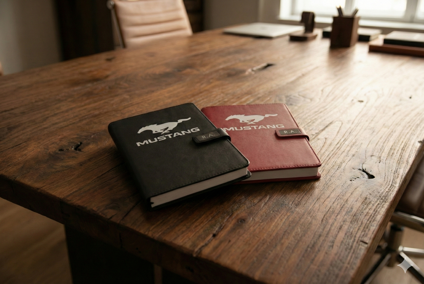 Mustang Journal Notebook Customizable initials