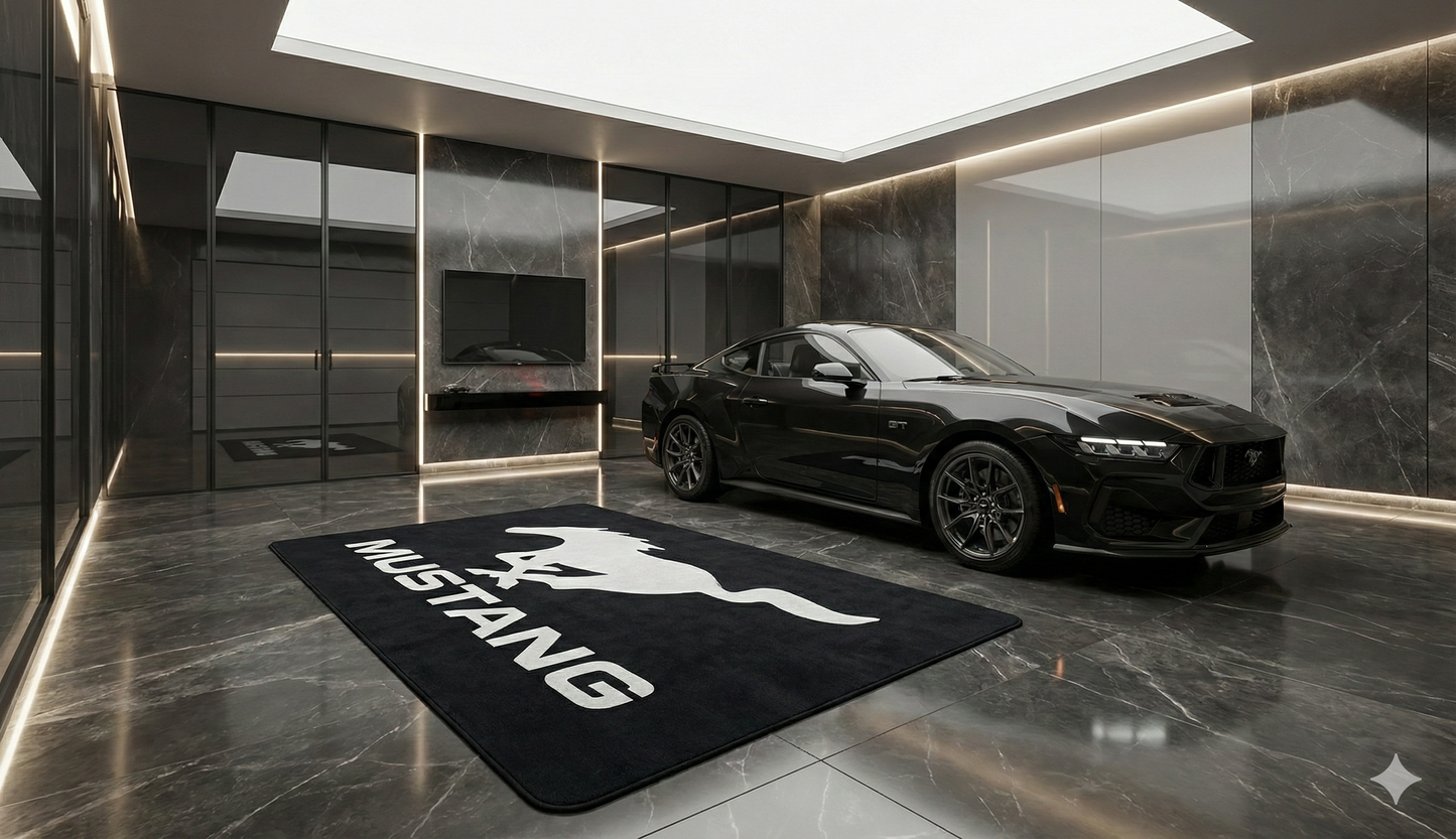 Mustang Luxury Rug 60×87 INCH Home, Garage & Display Carpet