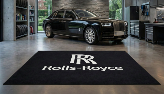 Rolls Royce Luxury Rug 60×87 INCH Home, Garage & Display Carpet