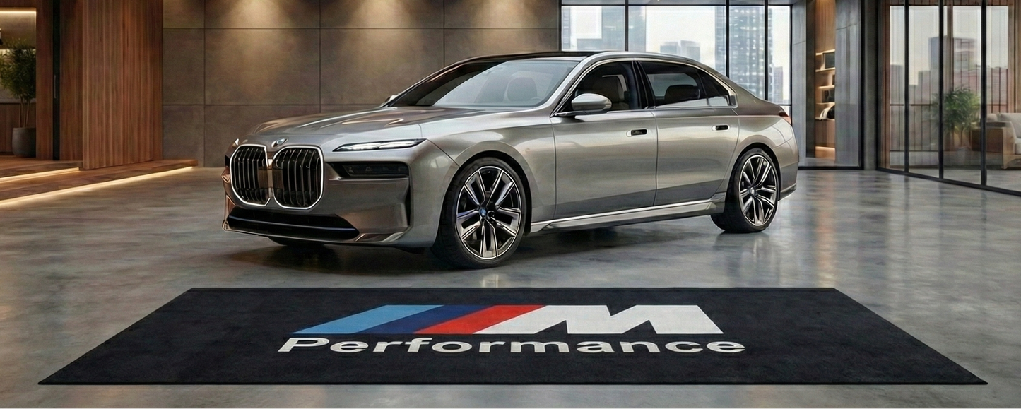 BMW M Performance Luxury Rug 60×87 INCH Home, Garage & Display Carpet