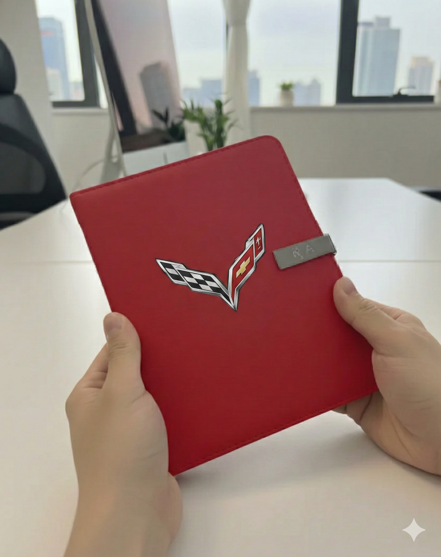 Corvette Journal Notebook Customizable initials