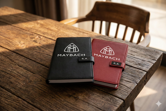 Maybach Journal Notebook Customizable initials